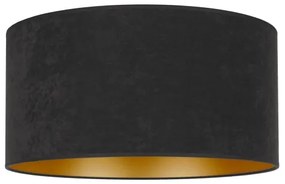 Duolla - Plafoniera ROLLER 3xE27/15W/230V diametro 60 cm nero/oro