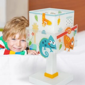 Dalber 63311N - Lampada da comodino LED per bambini HAPPY JUNGLE 1xG4/4W/230V multicolore
