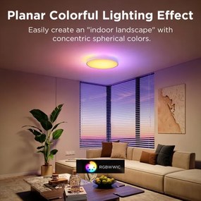 Govee - LED RGBIC Plafoniera con dimmer LED/49W/230V 2700-6500K Wi-Fi