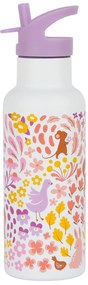 A Little Lovely Company - borraccia in acciaio inox, 500 ml - giardino fiorito