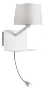 Redo 01-1807 - Applique a LED TOMO 1xE27/42W/230V+1xLED/3W