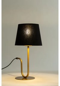 Lampada da tavolo VOLUTTO 1xE27/60W/230V nero/rame