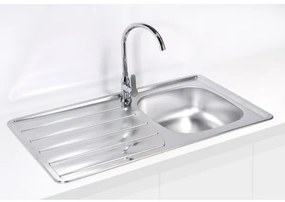 ALVEUS 1098938 - Lavello della cucina ZOOM 79x50 cm satin, per montaggio superiore