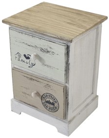SEVEN - mobiletto in legno con cassetti