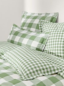 Copripiumino in cotone a quadri Nels