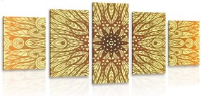 Quadri 5 pezzi – Ornamento etnico unico