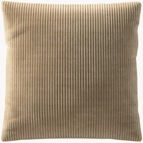 Cuscino grande in velluto a coste Vetsak, 60 x 60 cm