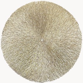 Tovagliette americane rotonde con frange Linda 6 pz