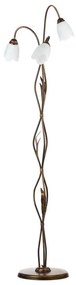 Lampada da terra Lampada da terra Sonia bronzo, H 165 cm in acciaio, H 165 cm, E14 3xMAX18W