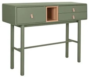 Console Home ESPRIT Verde Poliuretano Legno MDF 120 x 35 x 90 cm