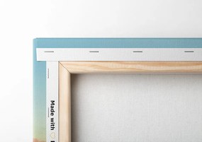 Quadro su tela – Tramonto sul lago