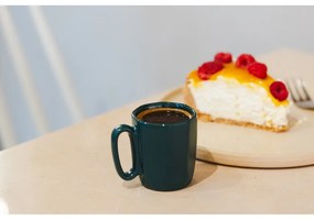 Tazze in set per espresso in verde scuro in gres 2 pz 80 ml Fuori – Vialli Design