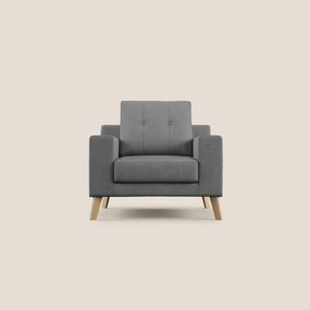 Danish poltroncina in tessuto morbido impermeabile T02 grigio
