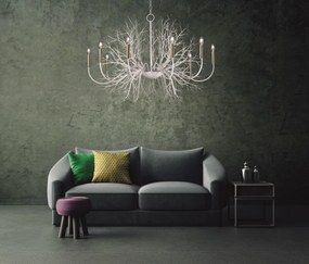 Noidesign Misu lampadario 10 luci Foglia oro