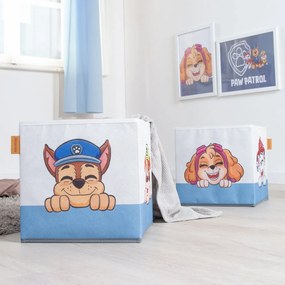 Set di organizer per giochi da bambino in tessuto 2 pz 27x27x27 cm Paw Patrol – Roba