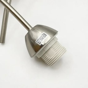 Lampadario a plafone DONNA 3xE27/60W/230V nichel