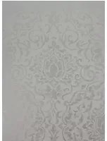 Nina Campbell Carta da parati Belem - Grey/ Silver