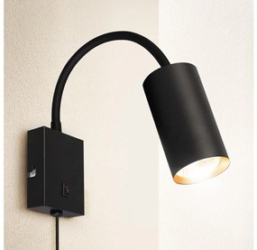 Brilagi - Lampada flessibile da muro SELE 1xGU10/30W/230V nero/oro