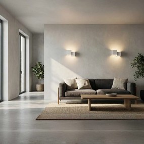 Applique da Parete 2xG9 PARALLEL 2 in Gesso Pitturabile