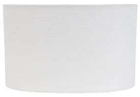 Paralume in lino bianco ovale 25/16/15