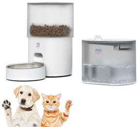 Distributore automatico cibo e acqua cani e gatti Easy Pet