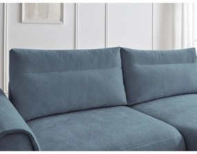 Divano angolare blu Aden – Bobochic Paris