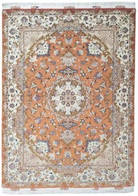 Tabriz Tappeto persiano 210 x 150 Rosso (Iran) Annodato A Mano