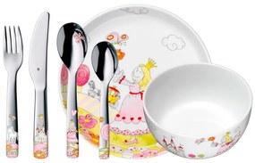 WMF - Set di stoviglie e posate per bambini Principessa Anneli 6pz