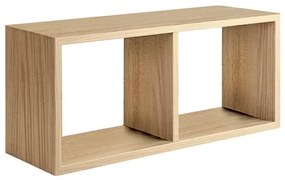 Mensola a muro Morg SPACEO rettangolare in mdf L 70 x H 35 x P 23.7 cm rovere naturale