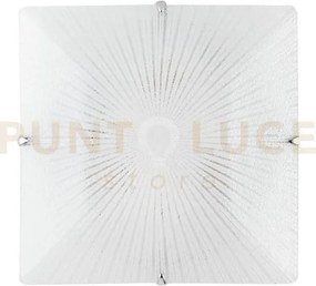 Plafoniera iside diamantato 3 luci attacco e27 40x9,8x40cm