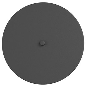 Applique Minimal Poseidone Acciaio Nero 2 Luci G9 Ip20