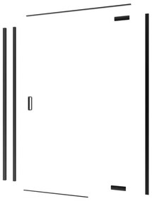 Kit di installazione telaio e ferramenta per cabine doccia ad apertura girevole Neo L 140 x H 200 x P 140 cm laccato opaco