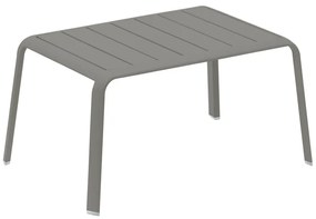 Tavolino da esterno Idaho NATERIAL con piano in alluminio verde 59x41cm