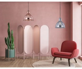 Klausen 111012 - Lampadario a sospensione con filo CREATE 1xE27/11W/230V rosa oro