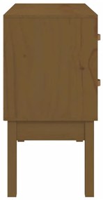 Tavolo consolle miele 90x40x78 cm in legno massello di pino