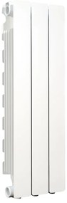 Radiatore acqua calda PRODIGE MODERN in alluminio, 3 elementi, interasse 700 mm, bianco