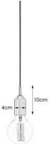 Markslöjd 108098 - Lampadario su filo BRONX 1xE27/60W/230V bronzo