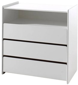 Cassettiera bianca per bambini Kiddy - Vipack