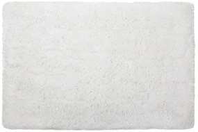 Tappeto shaggy rettangolare bianco 140 x 200 cm CIDE Beliani