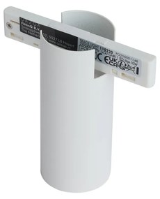 Faretto moderno bianco per sistema a binario monofase GU10 35mm - Slimline Nubee Honey