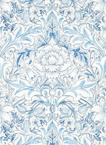 Morris & Co Carta da parati Simply Severn - Woad