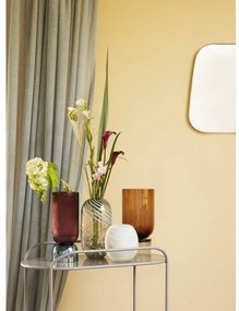 Vaso in vetro grigio fatto a mano Lara - Hübsch