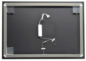 Specchio LED 100x70 installazione reversibile e illuminazione perimetrale