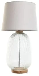 Lampada da tavolo Home ESPRIT Beige Legno Cristallo 50 W 220 V 32 x 32 x 61 cm