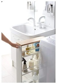 Mobile da bagno bianco in metallo 47,5x81 cm Tower - YAMAZAKI