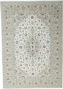 Kashan Tappeto 350x250 Beige (Iran) Annodato A Mano