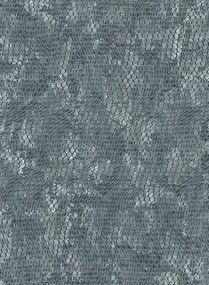 Schlangenhaut Tapete Skin 7 von Eijffinger - Blau/ Grau