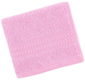 Asciugamano rosa in puro cotone, 30 x 50 cm - Foutastic