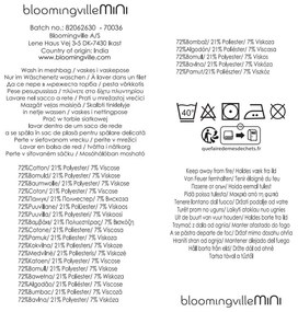 Coperta per bambini in cotone riciclato 130x160 cm Cherry – Bloomingville Mini