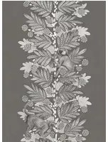 Cole & Son Carta da parati Acacia - Charcoal/ Gilver